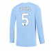 Manchester City John Stones #5 Voetbalkleding Thuisshirt 2023-24 Lange Mouwen